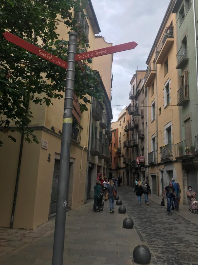 Apartamento Con Encanto Y Terraza En Barri Vell De Girona, El Cul De La Lleona Extérieur photo